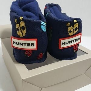 NWT Hunter Boot Socks Ladybird print kids XL Ladybugs Fleece Youth 3-5 NIB